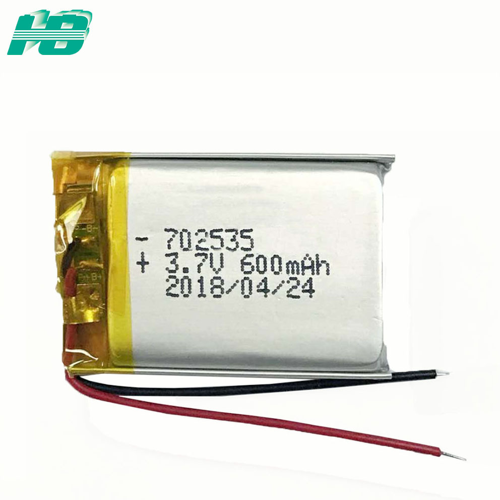 蓝狮702535聚合物锂电池600mAh美容仪软包<em>电池</em>定制3.7V锂电池厂家