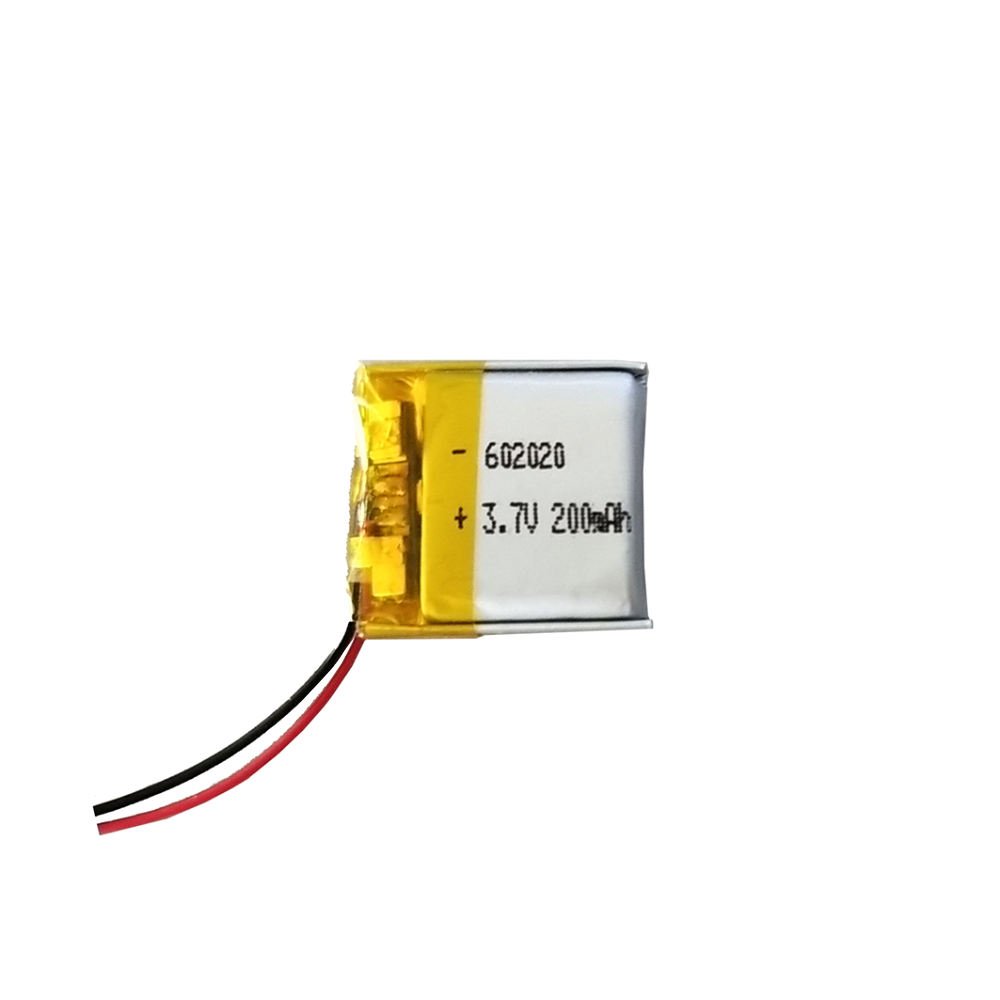 蓝狮602020聚合物锂电池组200mAh方形软包可定制3.7V电源生产厂家