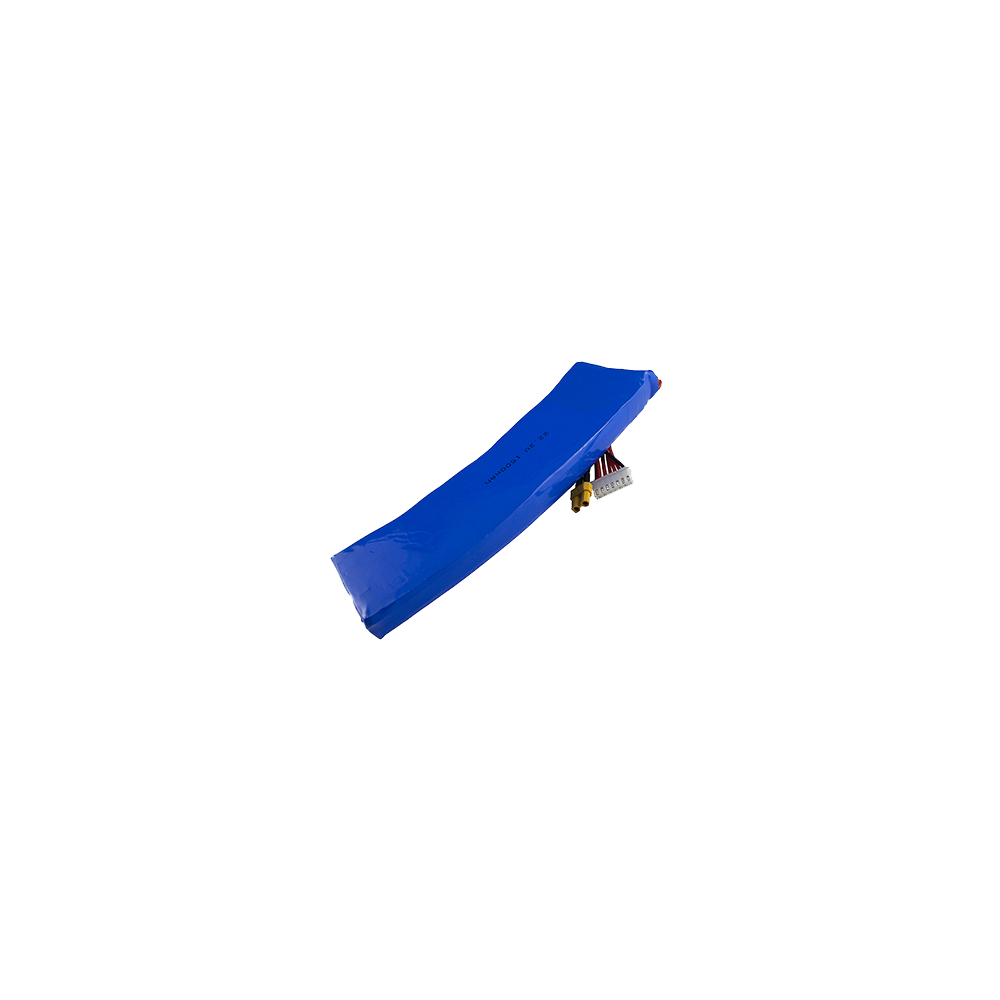 蓝狮3040167弧形锂电池弹夹1500mAh异型22.2V弯曲特种电源生产厂家